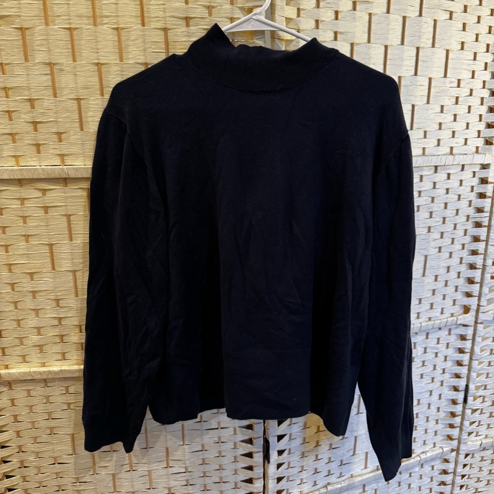 J. Crew Women's Navy Turtleneck Sweater